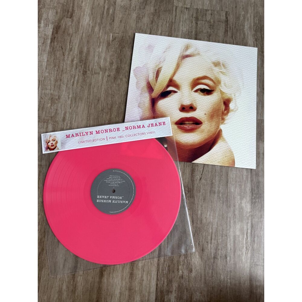 Marilyn Monroe Norma Jean Pink Limited Edition Collector's Vinyl